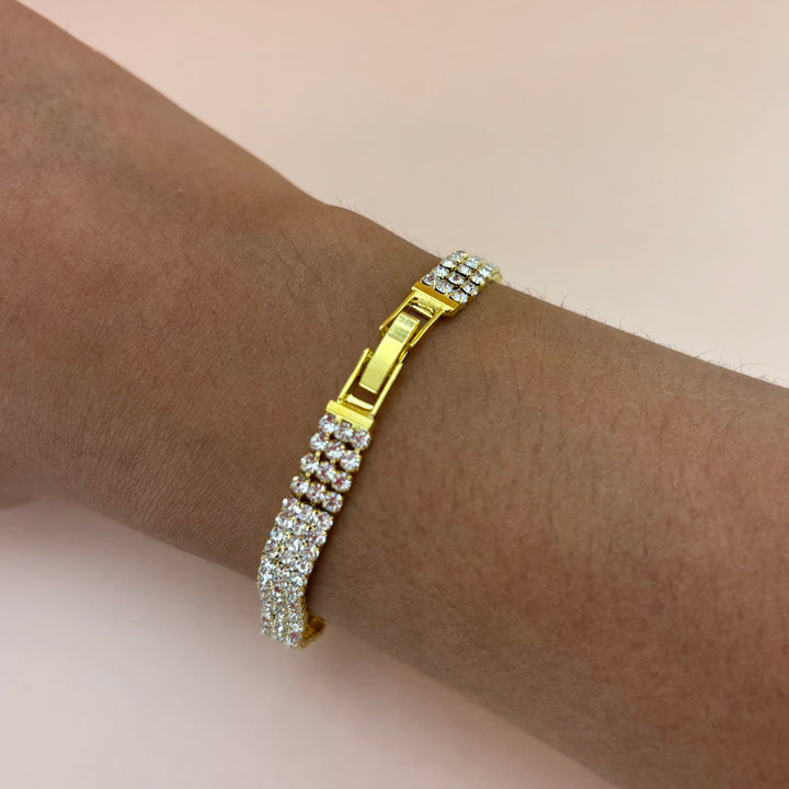 3 rows elegant bracelet