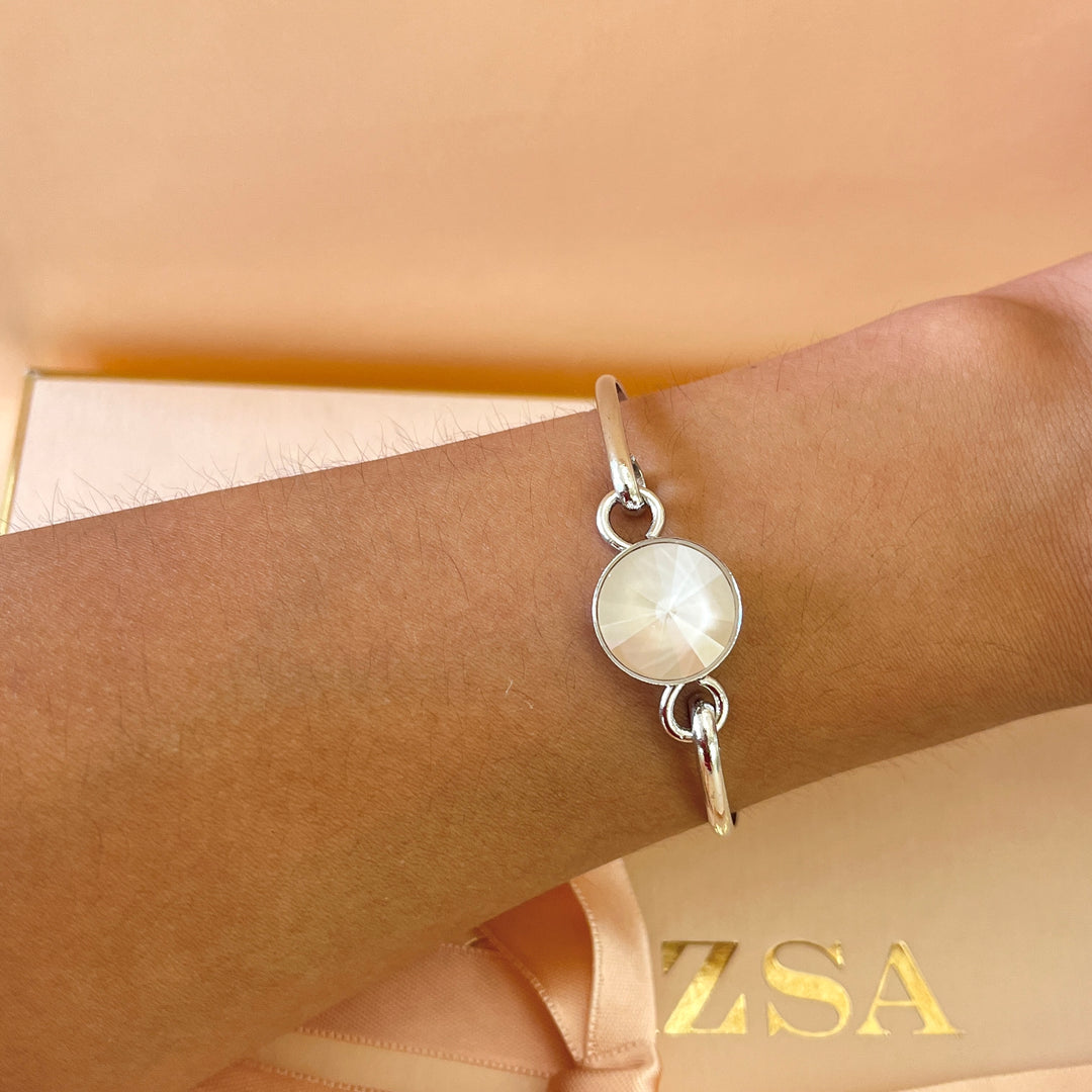 Nude Swarovski crystals set