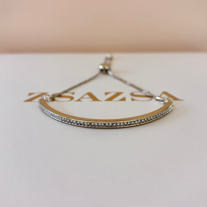 Dainty adjustable bangle