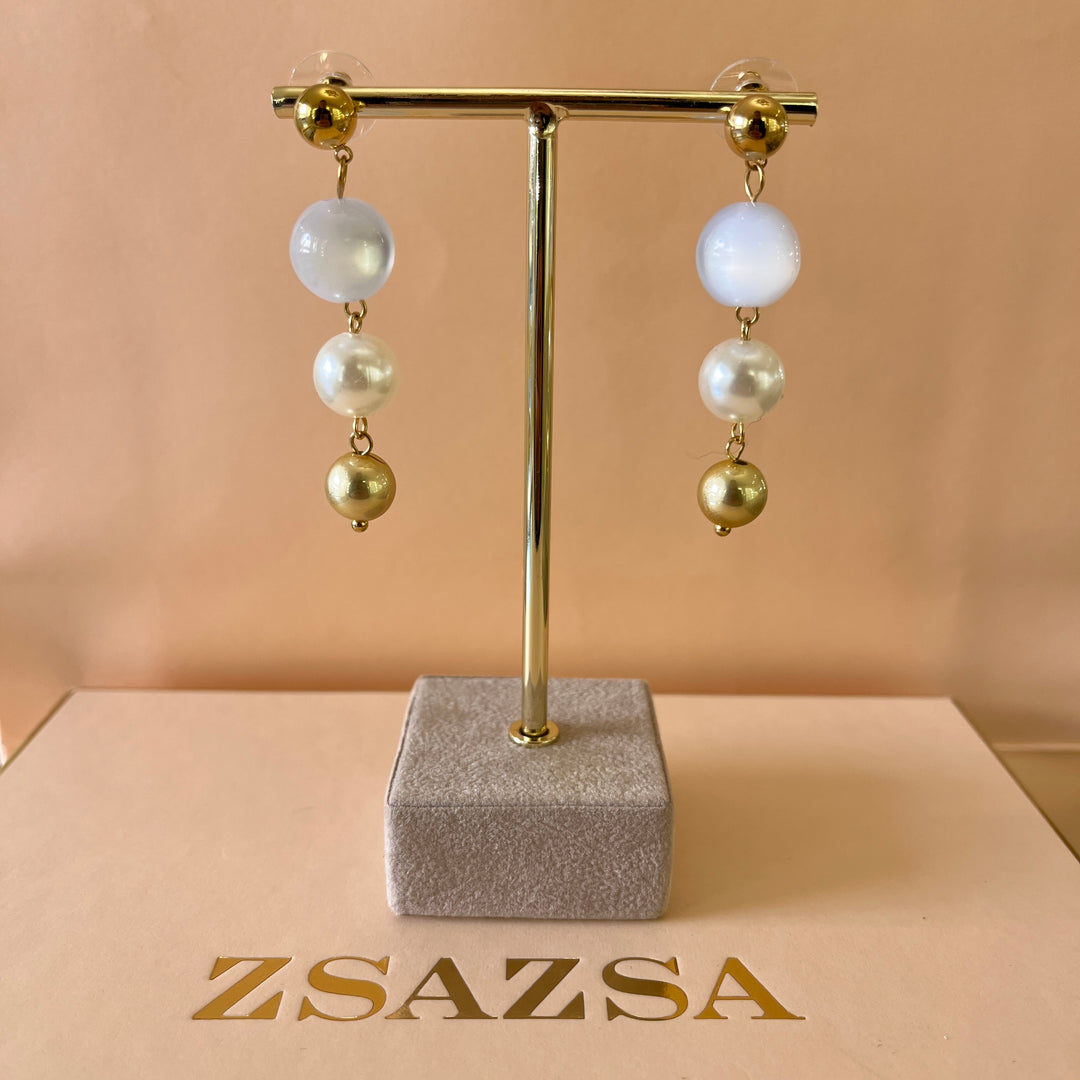 White & grey resin set