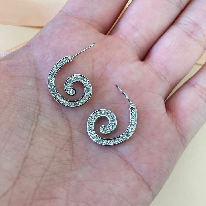 Beautiful silver earrings