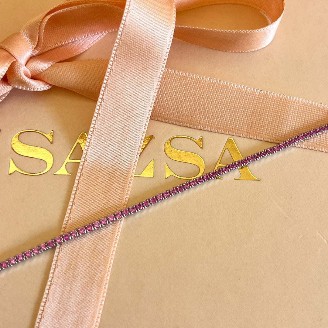 Pink zircone bracelet