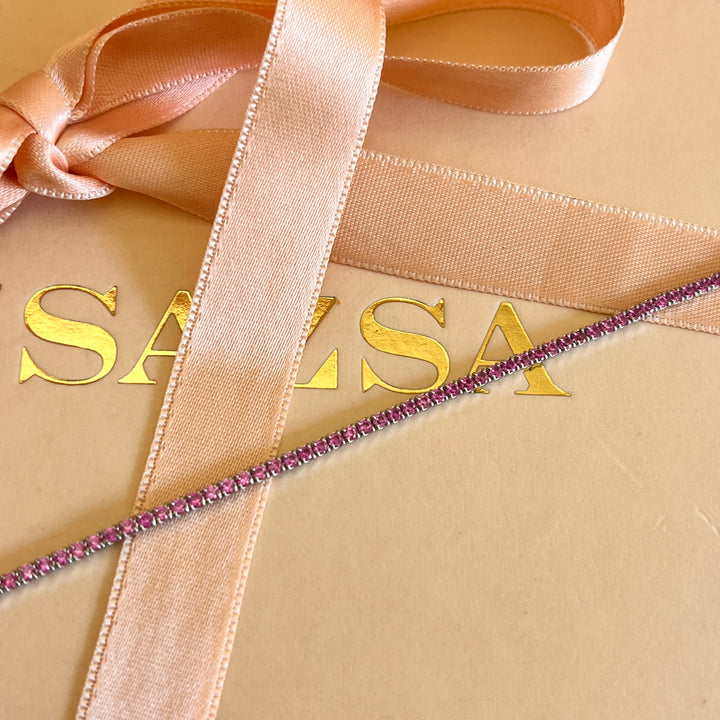 Pink zircone bracelet