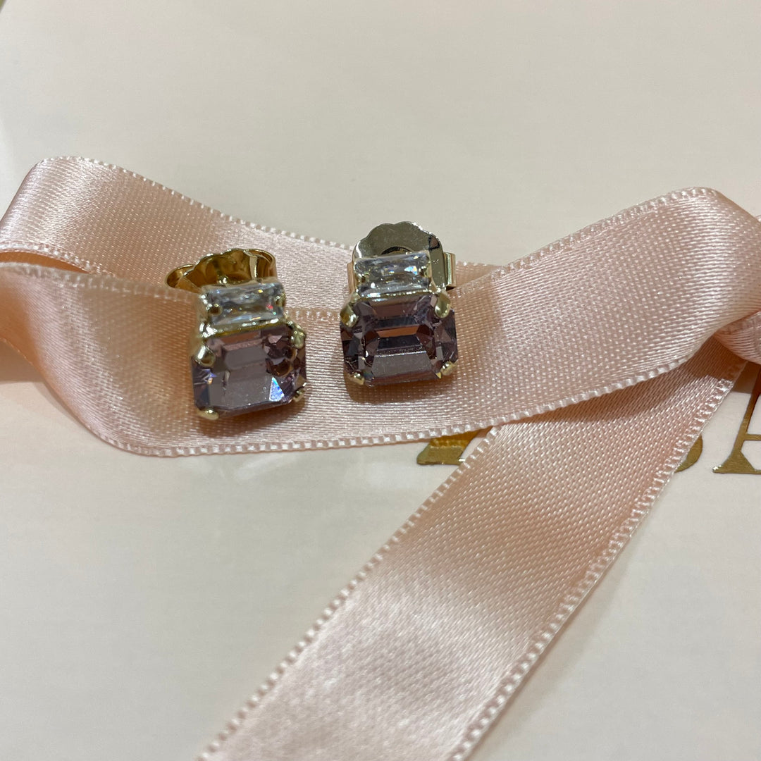 Classic mauve purple Swarovski Crystals set