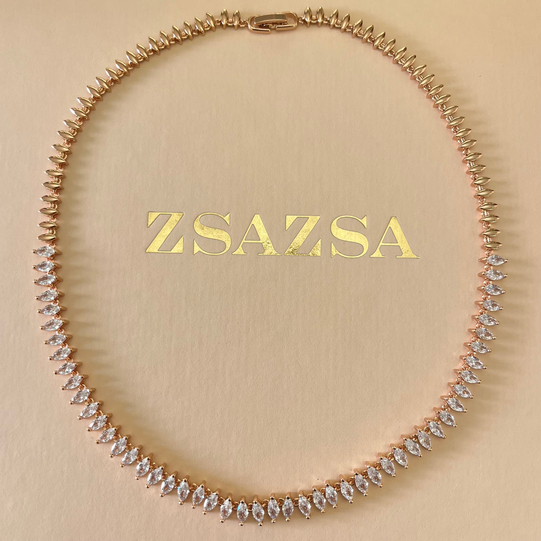 Marquise zircone set