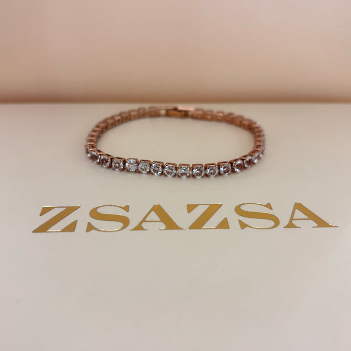 Rose gold Tennis bracelet