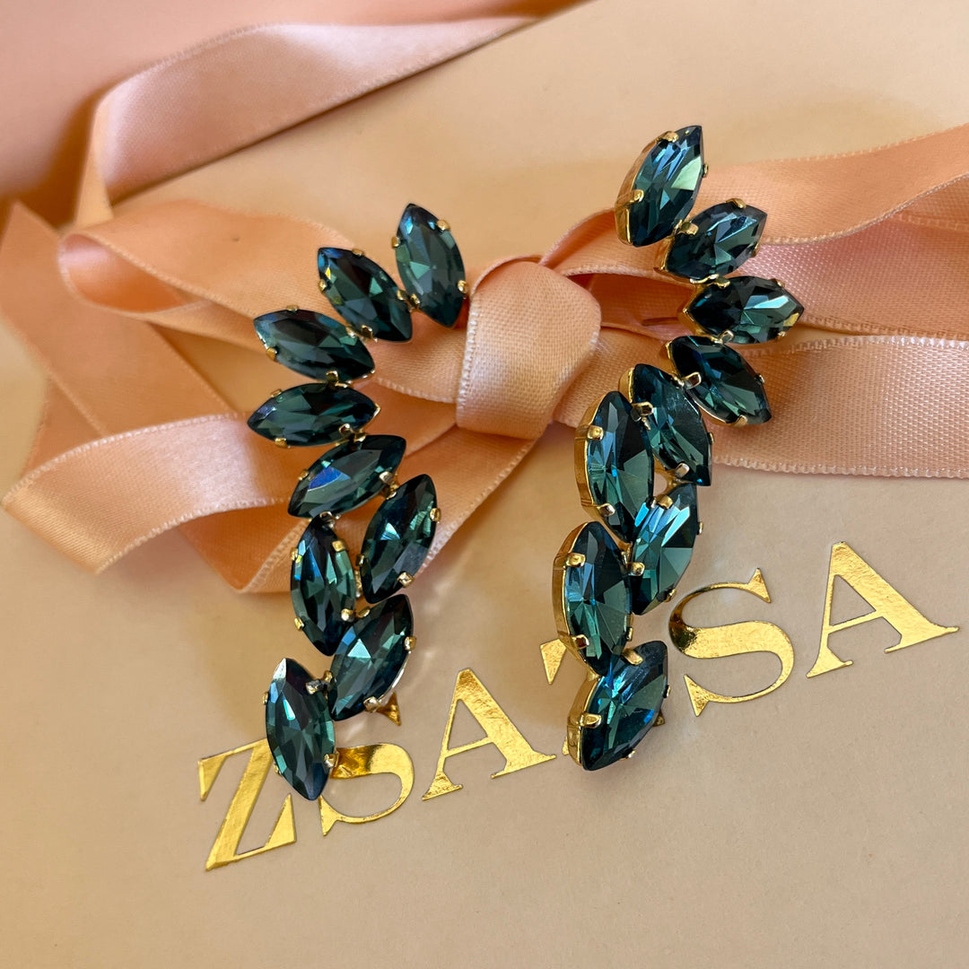 Verdemar swarovski crystals earrings