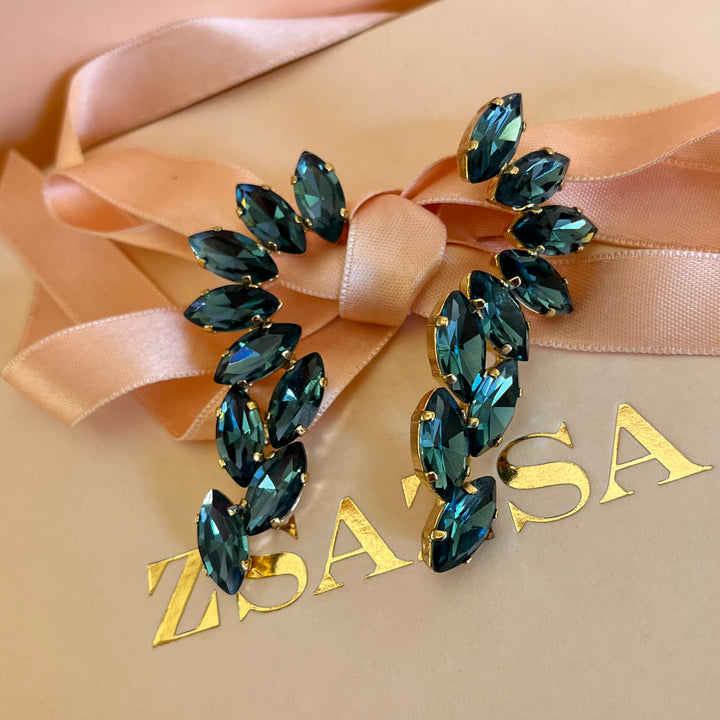 Verdemar swarovski crystals earrings