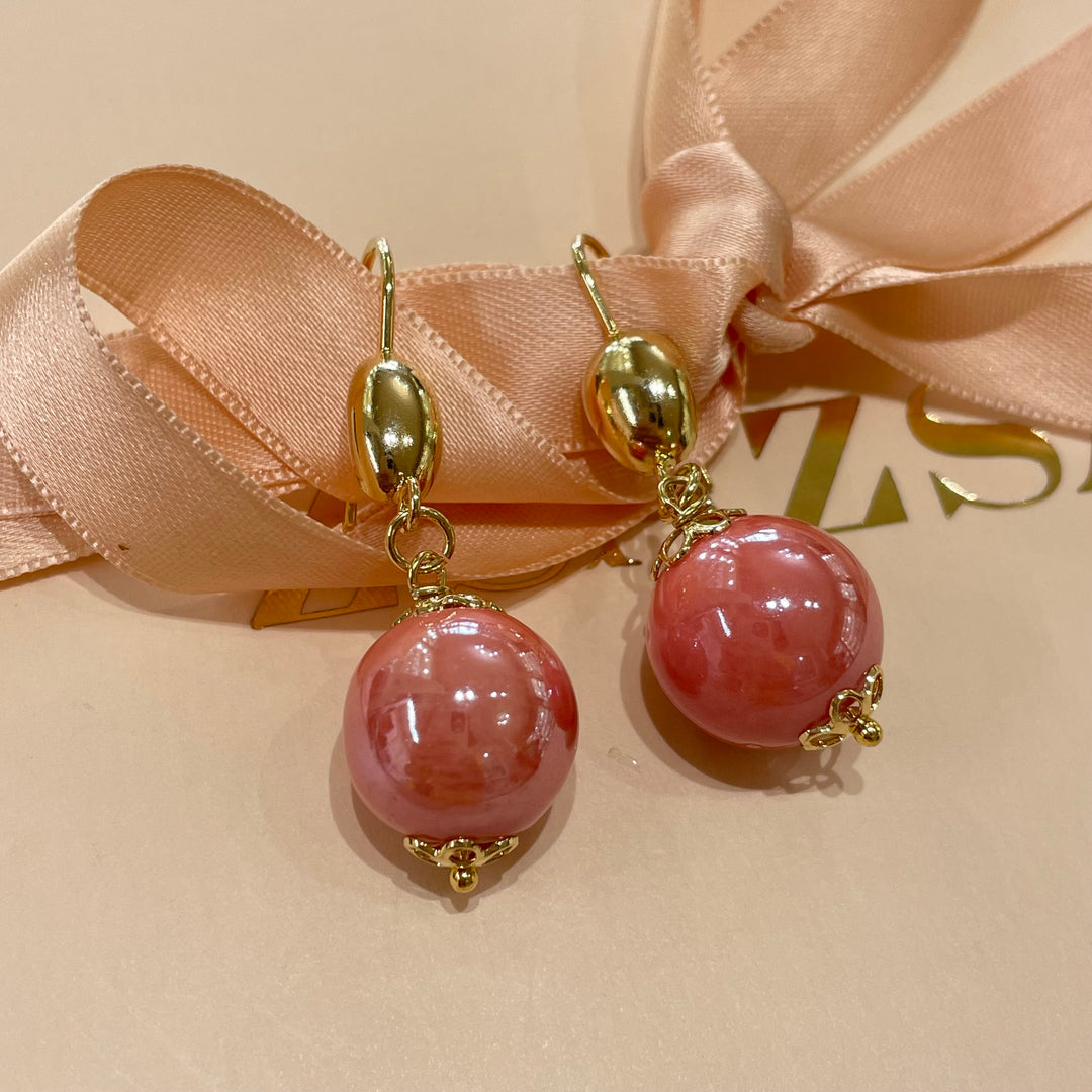 Coral ceramic knotted set