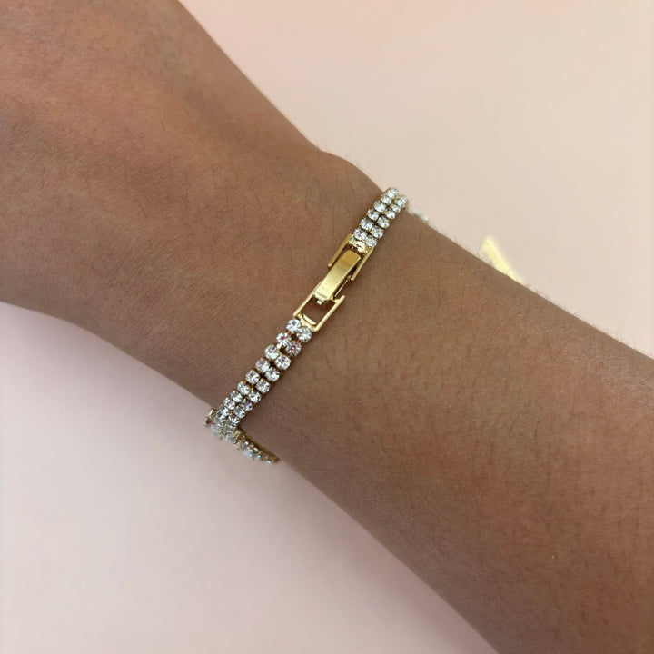 Marquise rhinestone bracelet