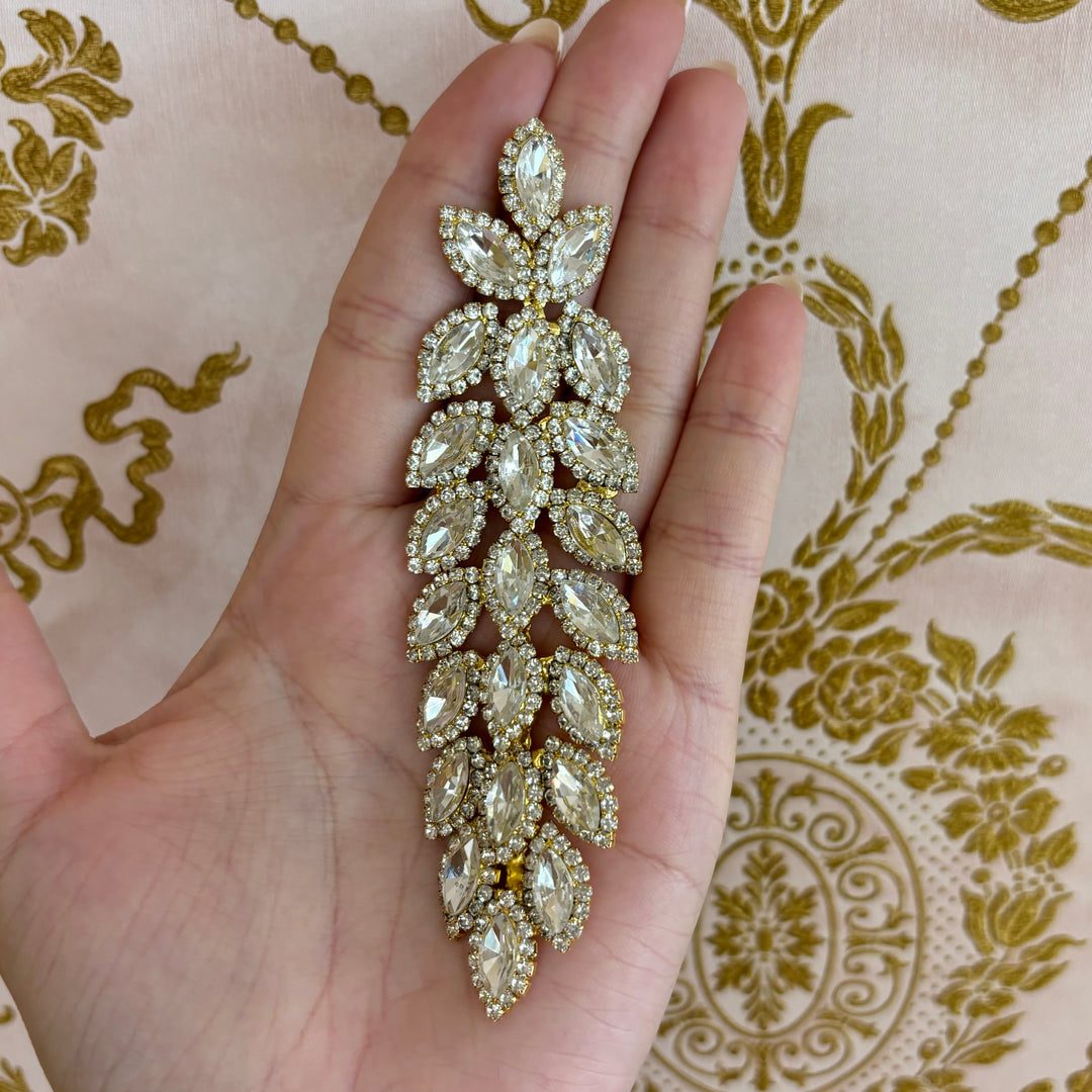 Long marquise earrings