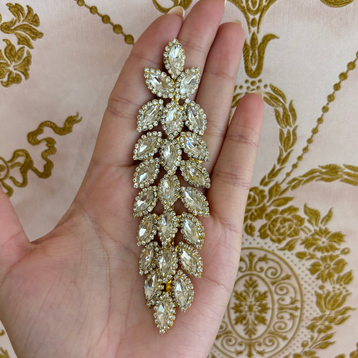 Long marquise earrings