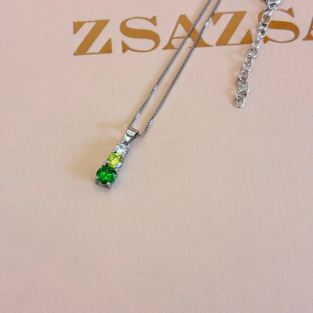 Green Trilogy Sterling silver set