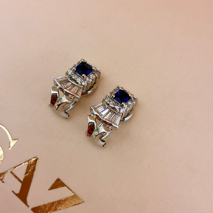 Royal blue clip zircone classic set