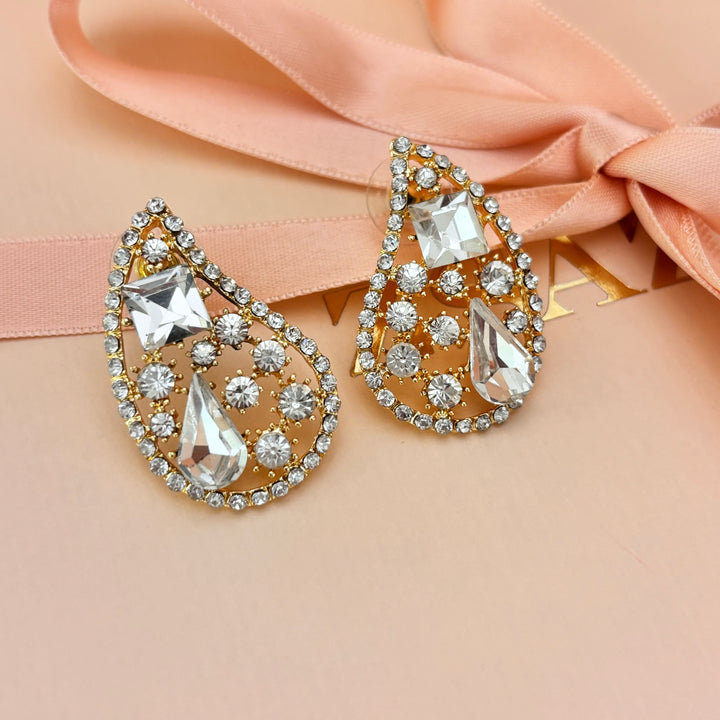 Rhinestone earrings
