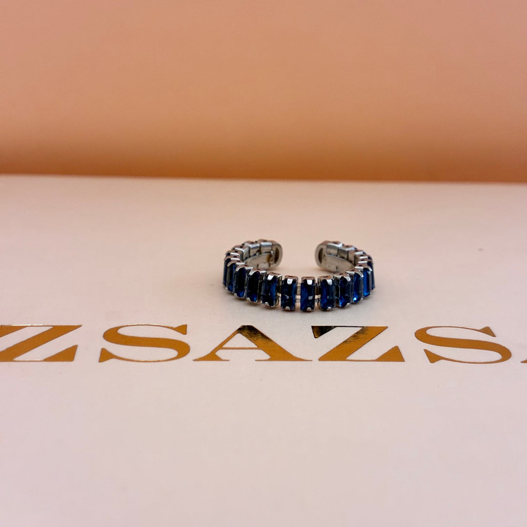 Baguette navy blue stainless steel set