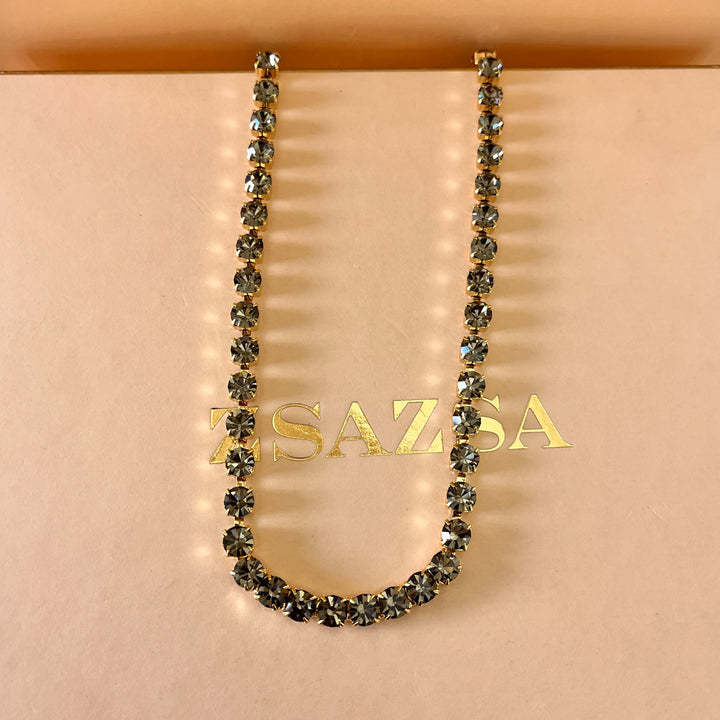 Grey Preciosa crystals set