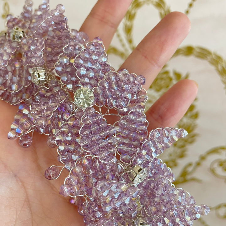 Lilac flowers headpiece