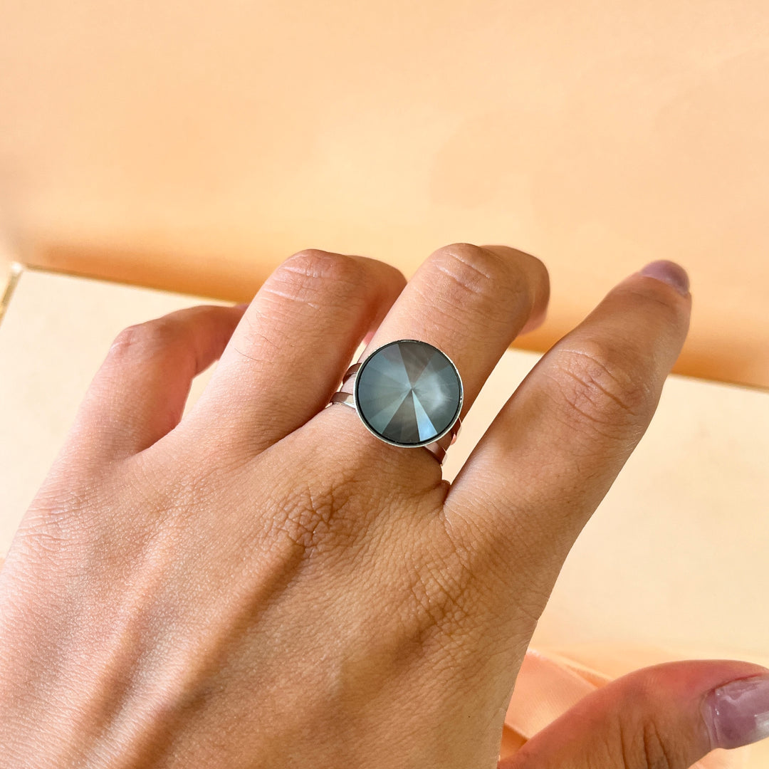 Grey Swarovski crystals set