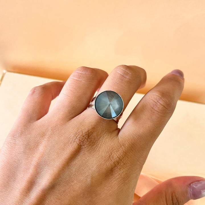 Grey Swarovski crystals set