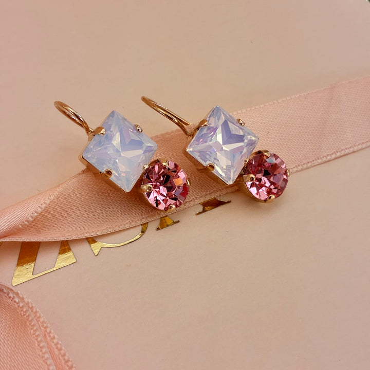 Pink rose gold plated set