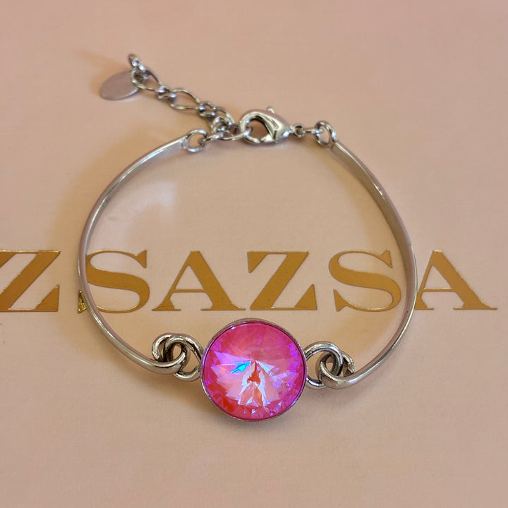 Pink Swarovski crystals set