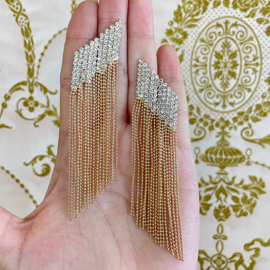 Elegant fringe earrings