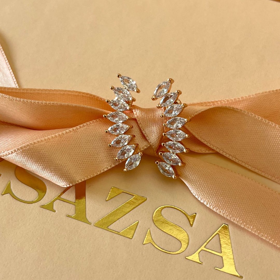 Marquise zircone set