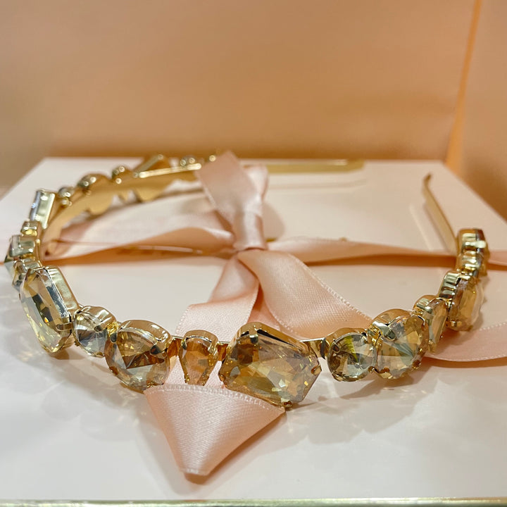 Mixed big stones headband