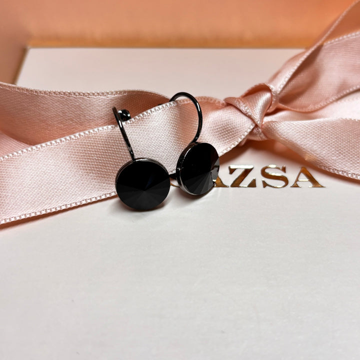 Basic all black rhinestone hooks