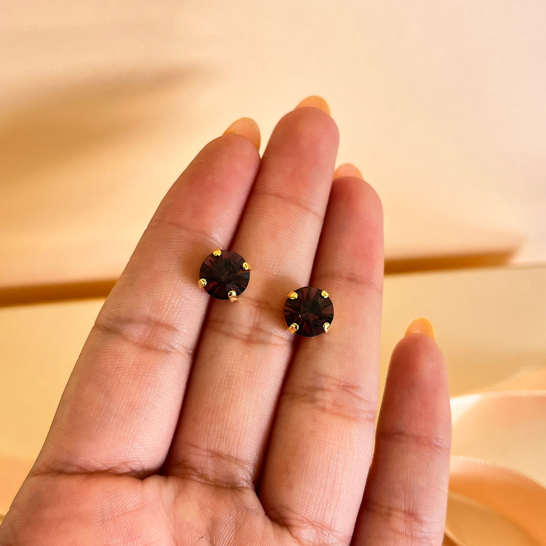 Purple Preciosa crystals set