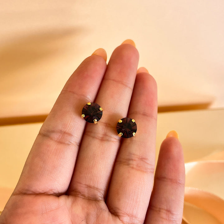 Purple Preciosa crystals set