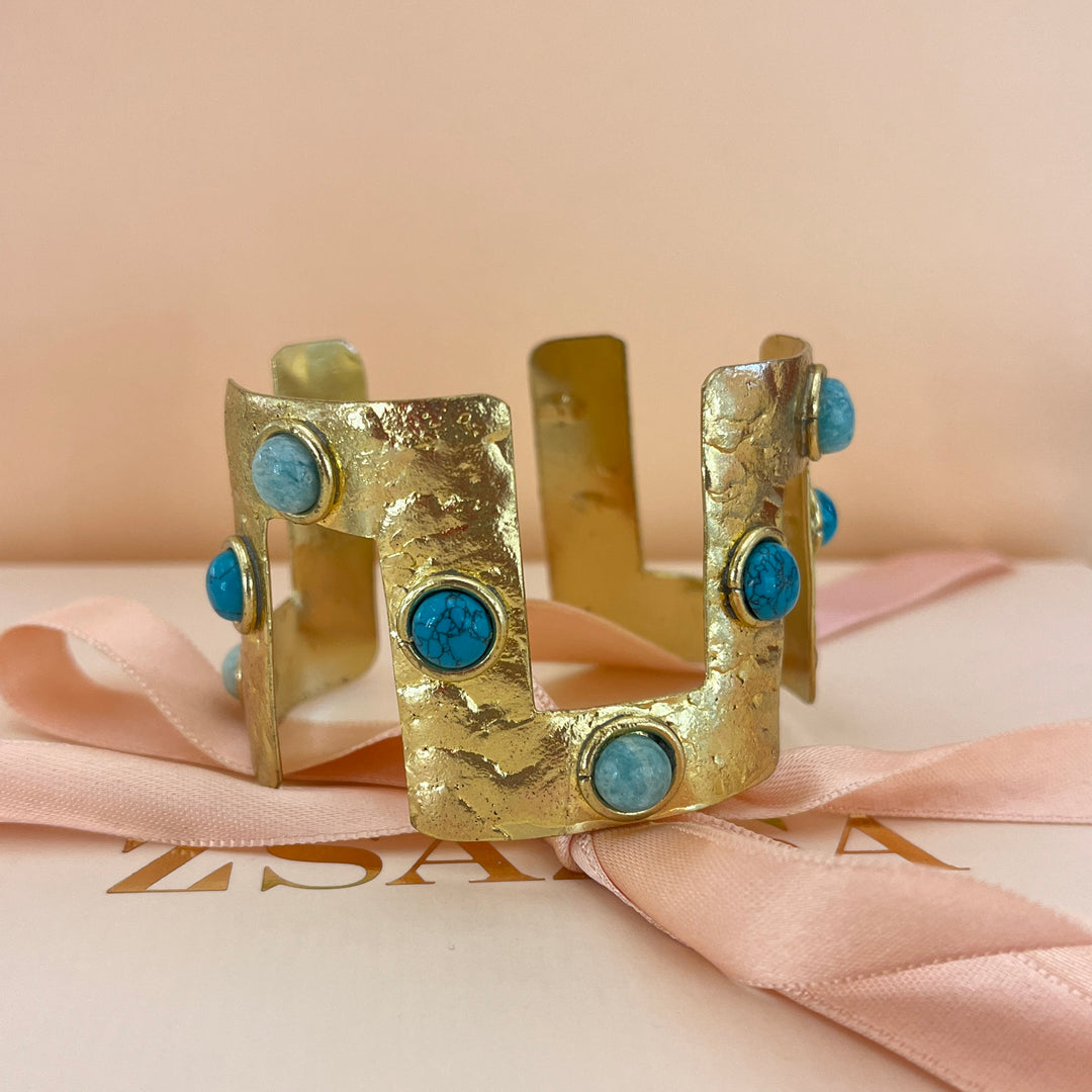 Turquoise & mint handmade set