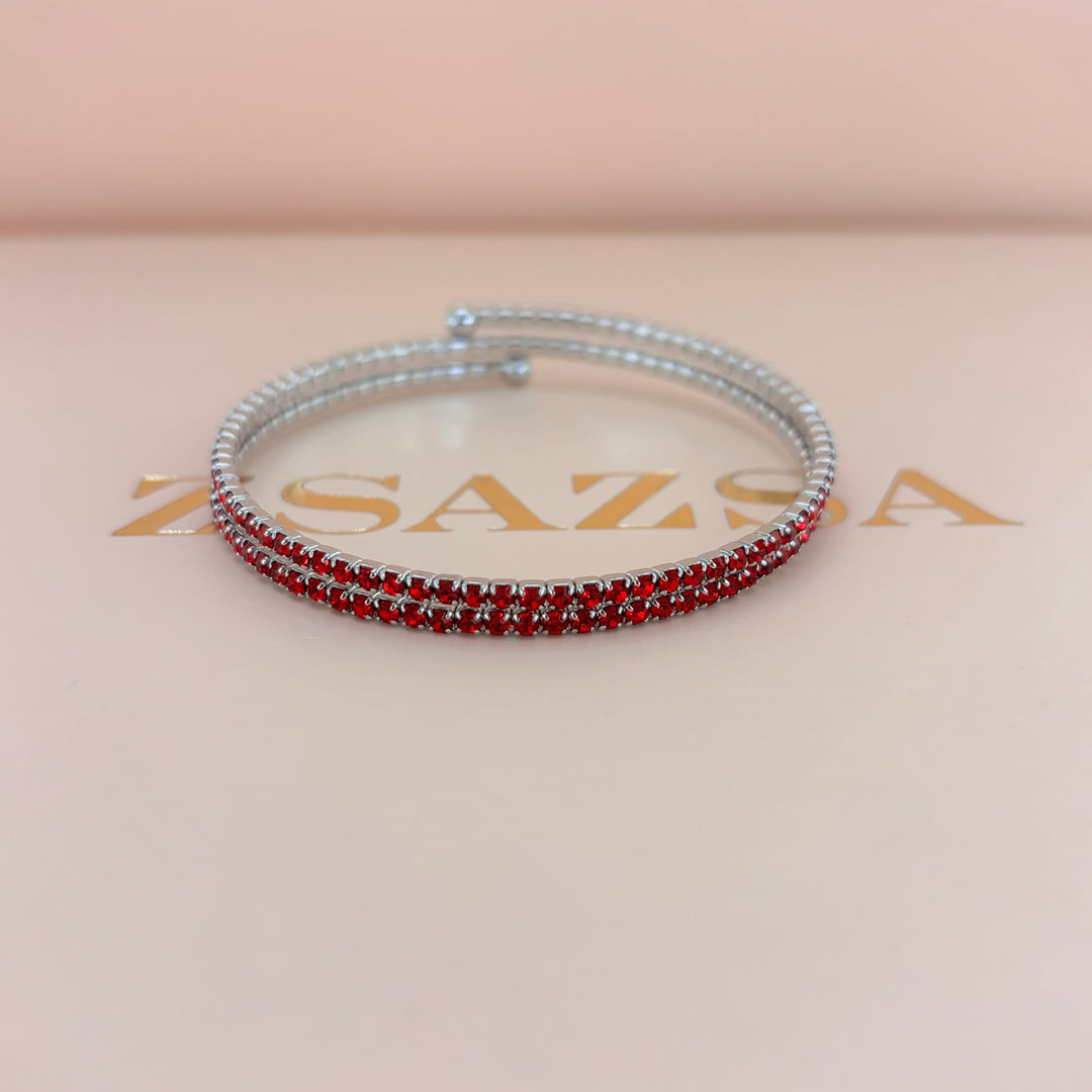 Dainty red bangle