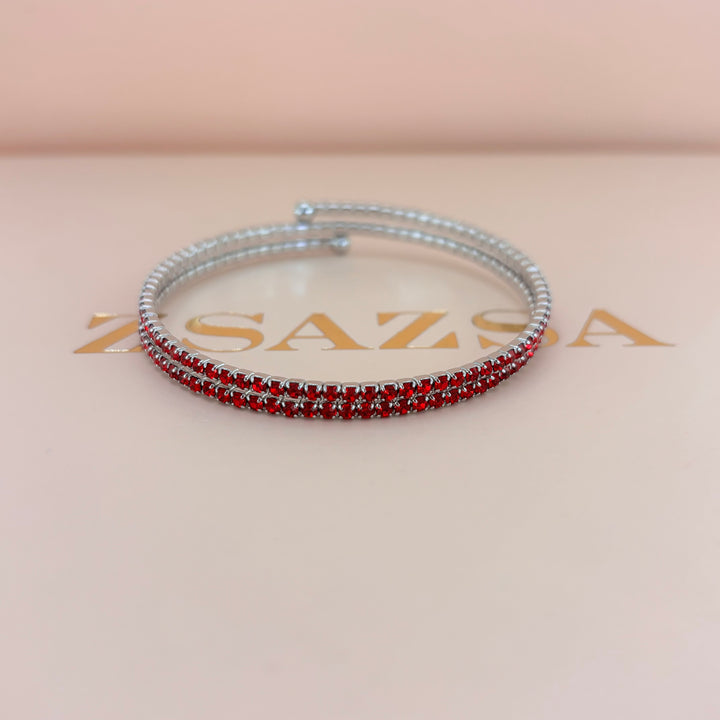 Dainty red bangle