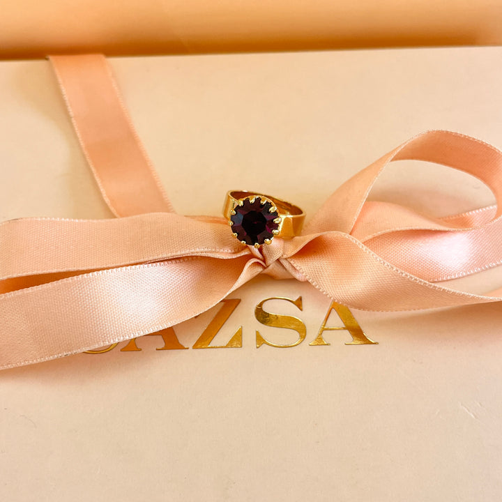 Purple preciosa crystals set