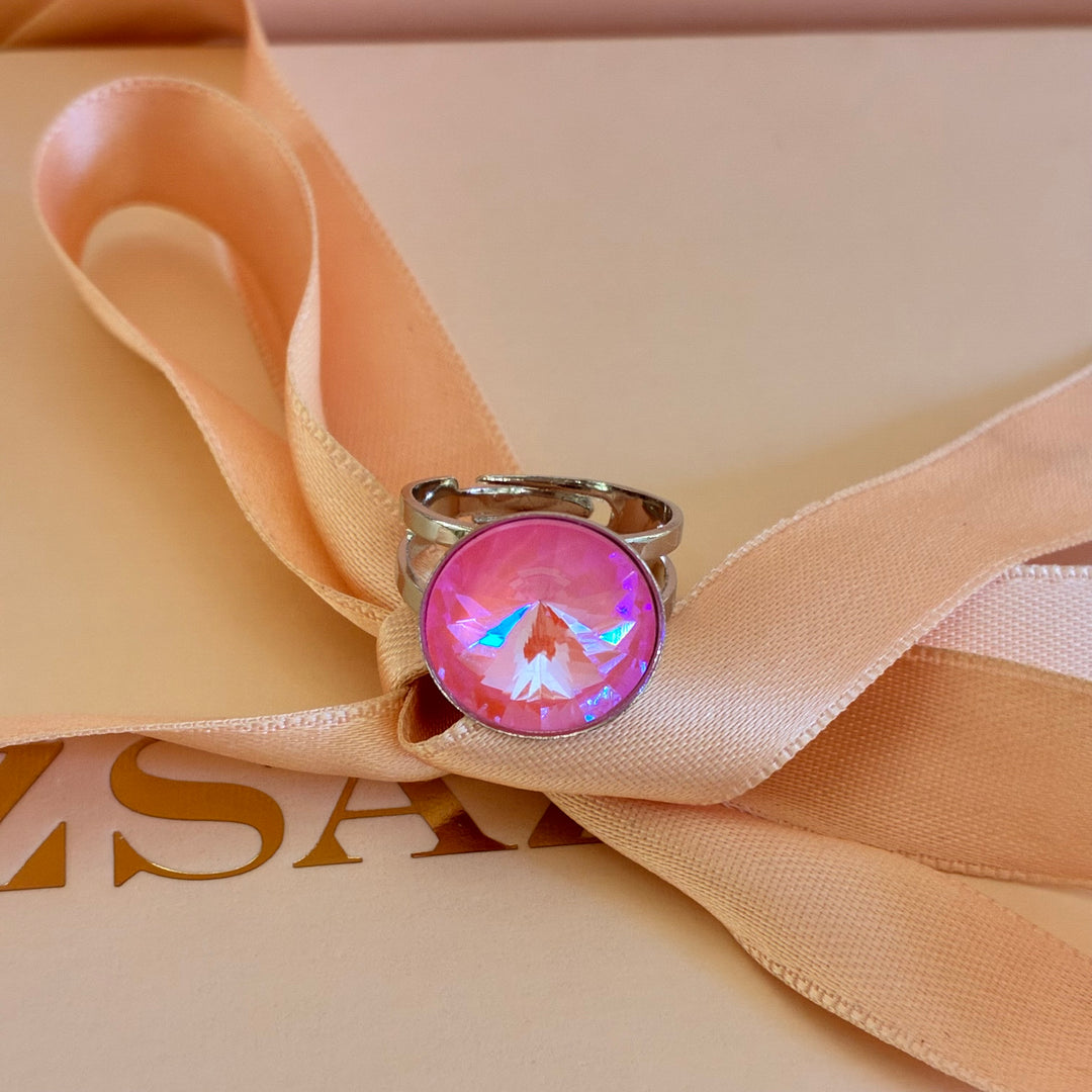 Pink Swarovski crystals set