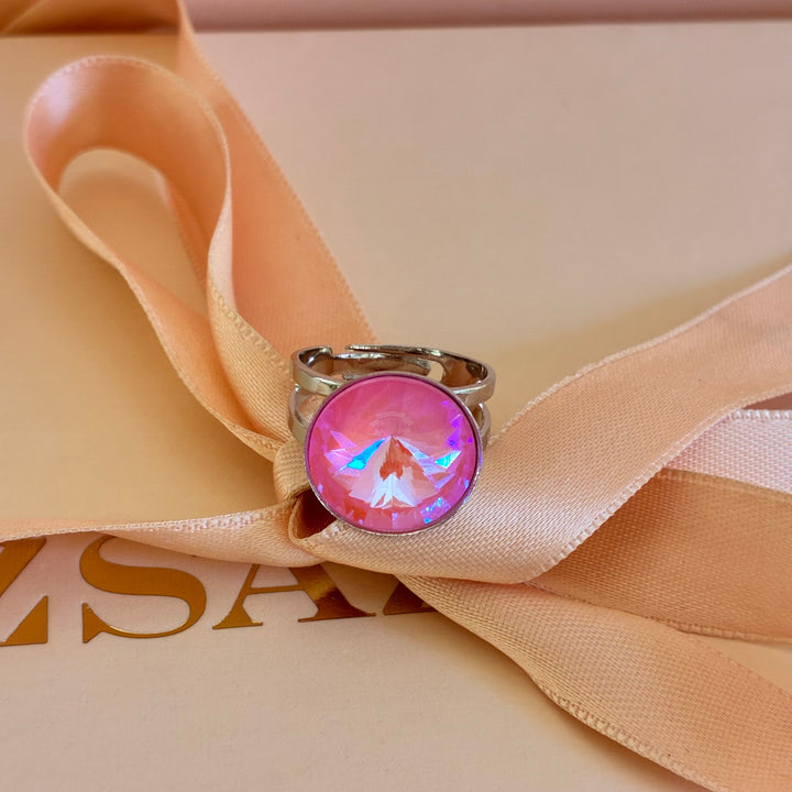 Pink Swarovski crystals set