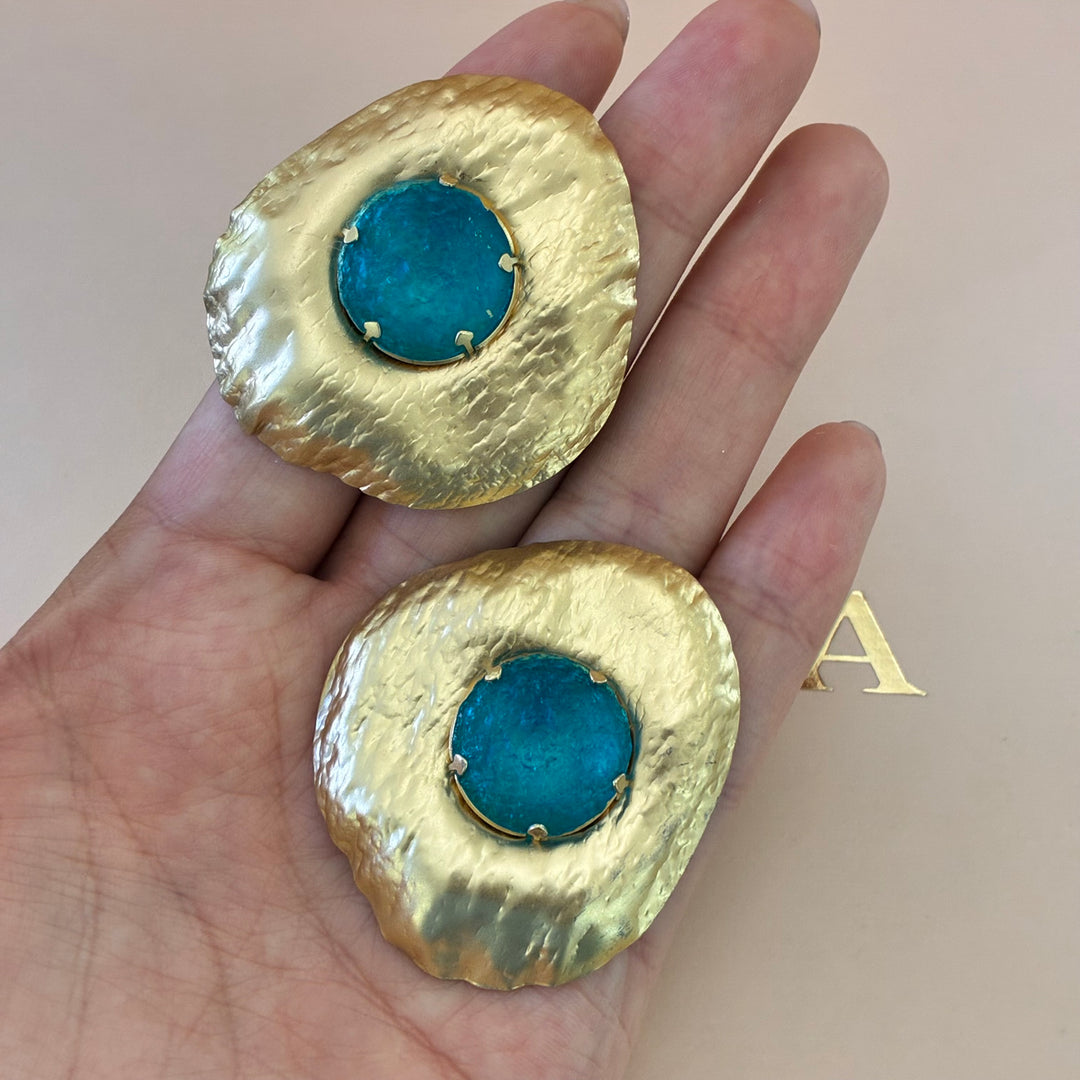 Handmade verdemar gold plated set