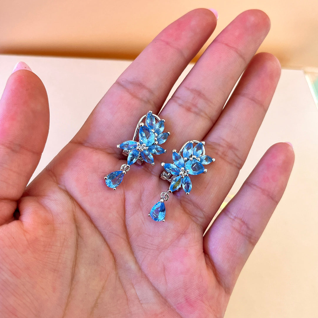 Light blue zircone set