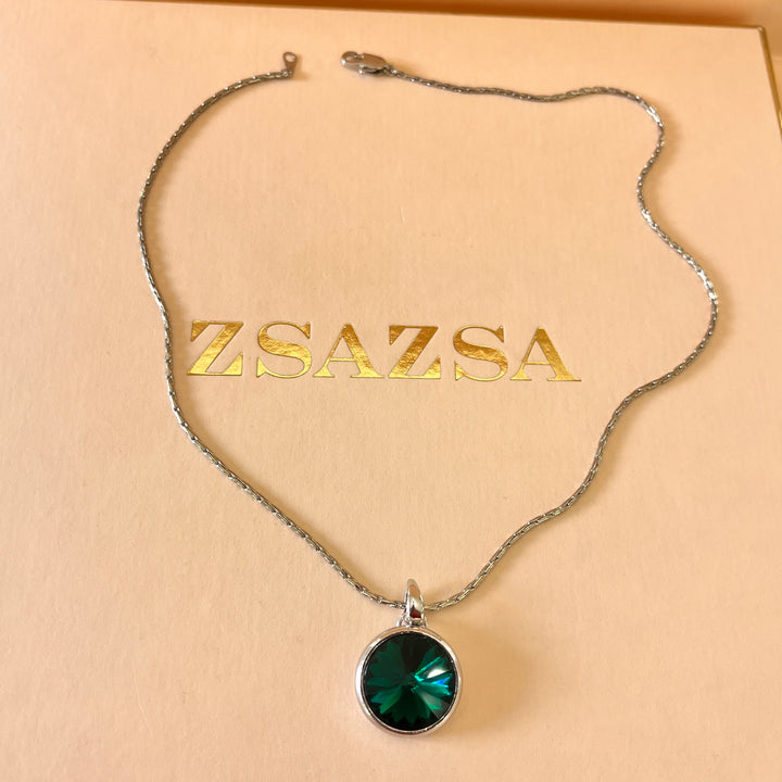 Dark green Swarovski Crystals set