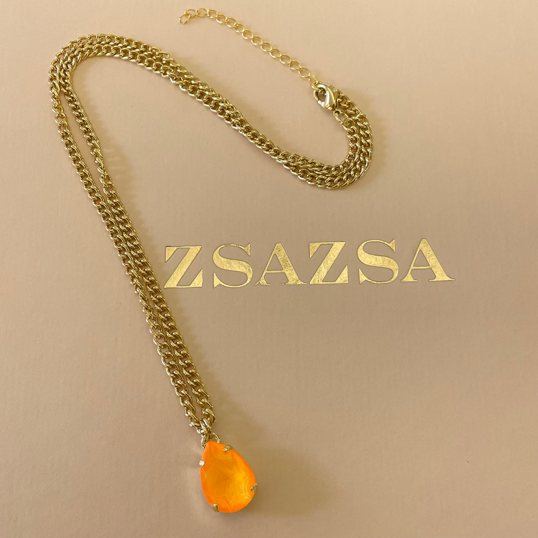 Neon orange summer set