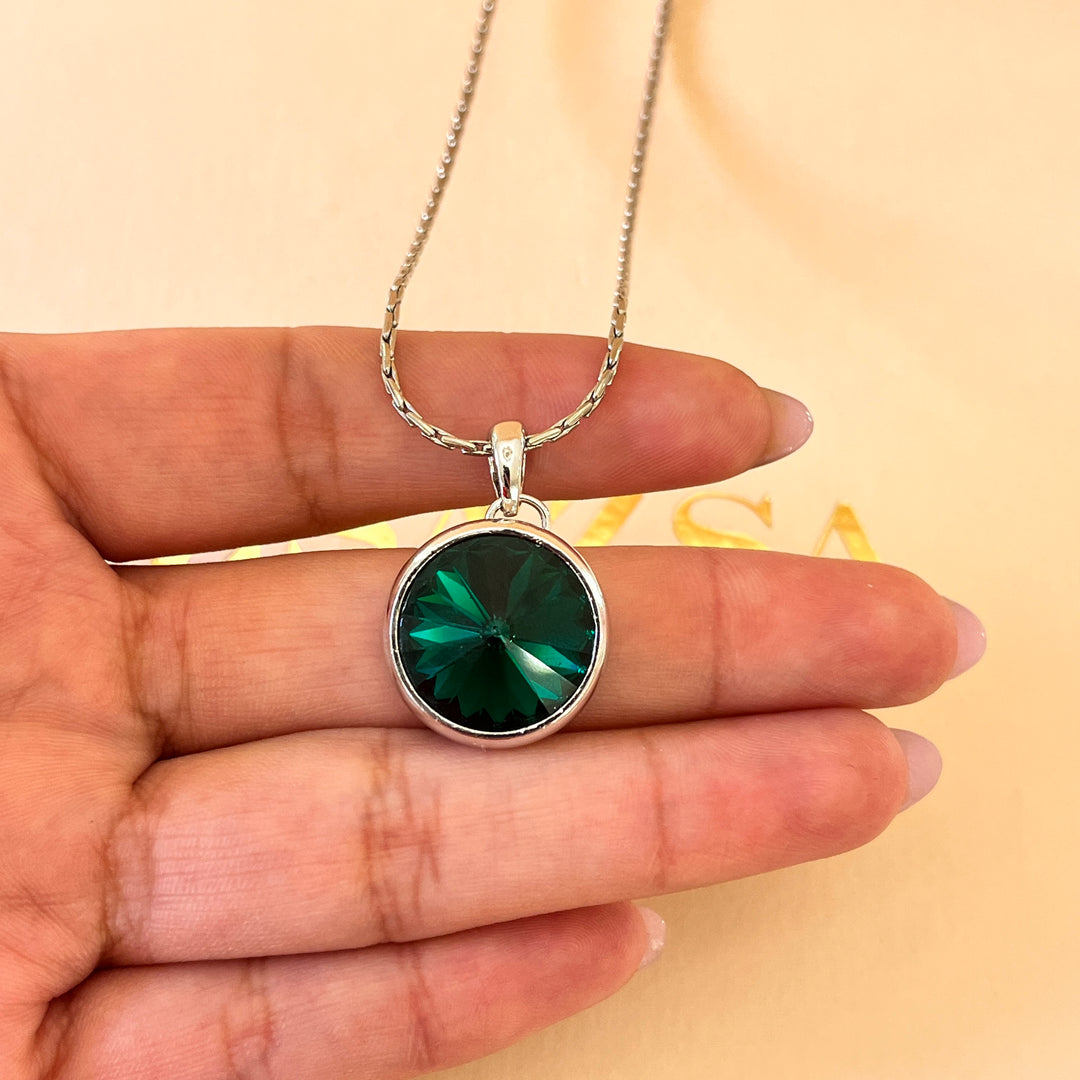 Dark green Swarovski Crystals set