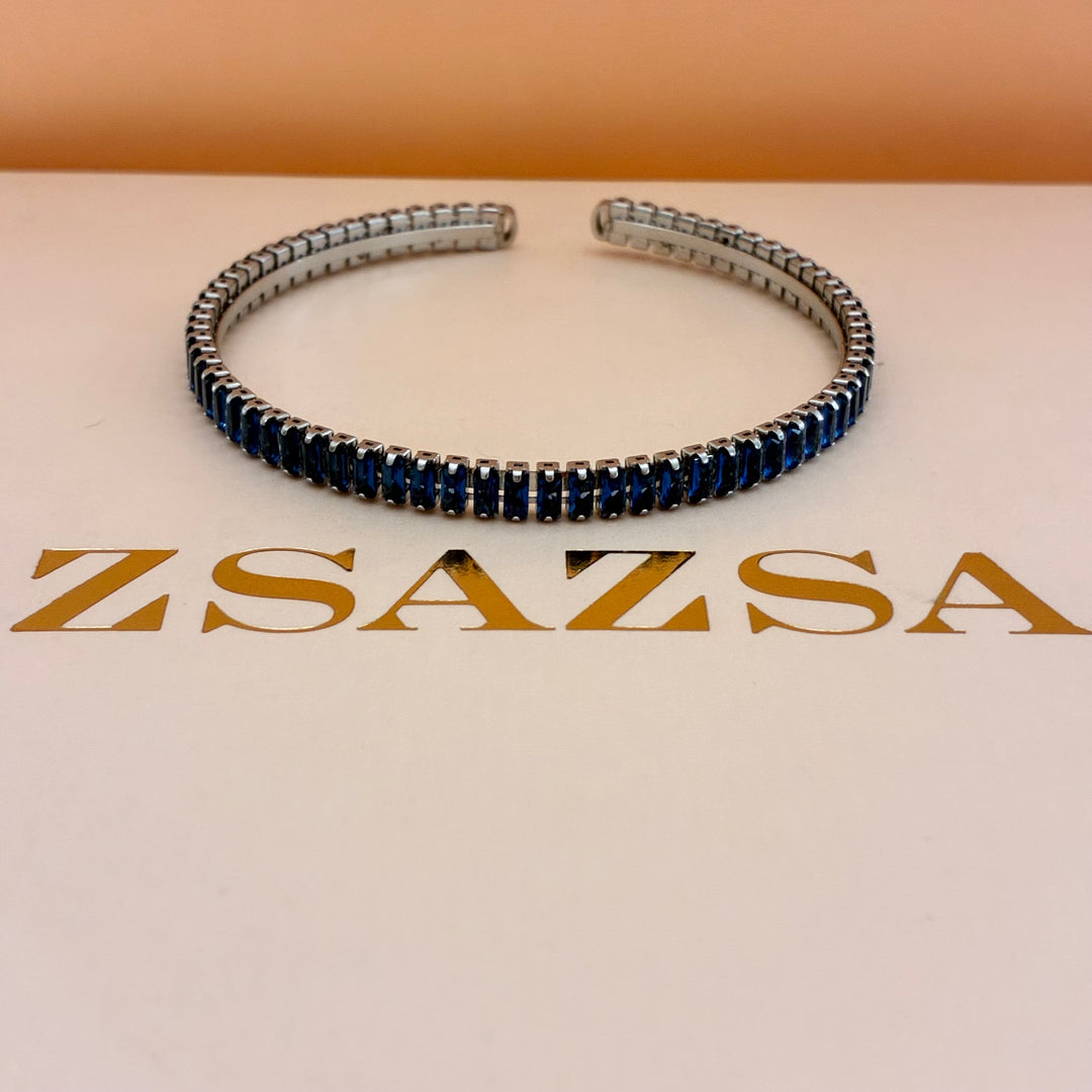 Baguette navy blue stainless steel set