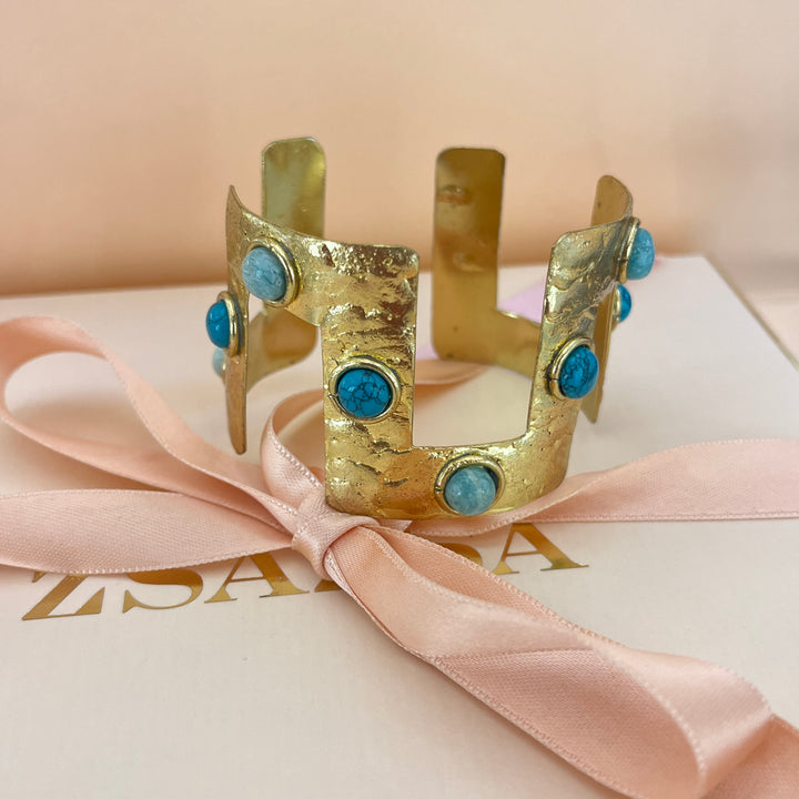 Turquoise & mint handmade set