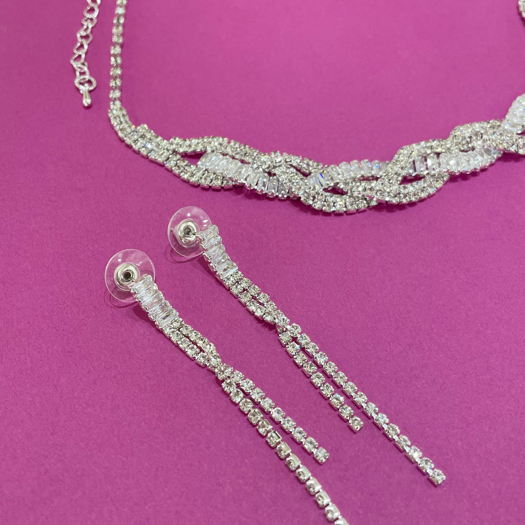 Baguette silver set