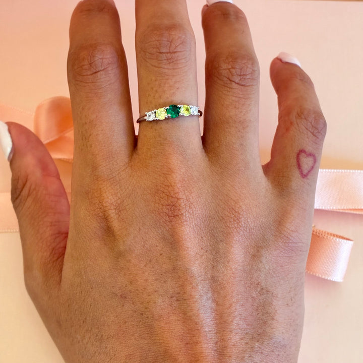 Green Trilogy Sterling silver set