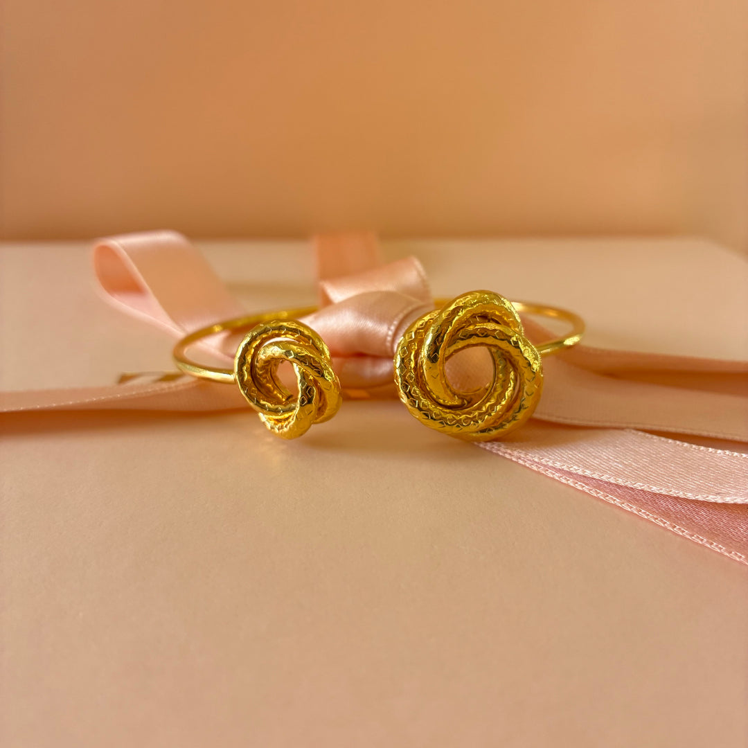 Handmade olive green set