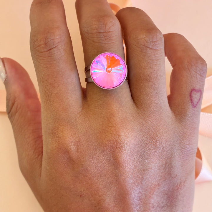 Pink Swarovski crystals set