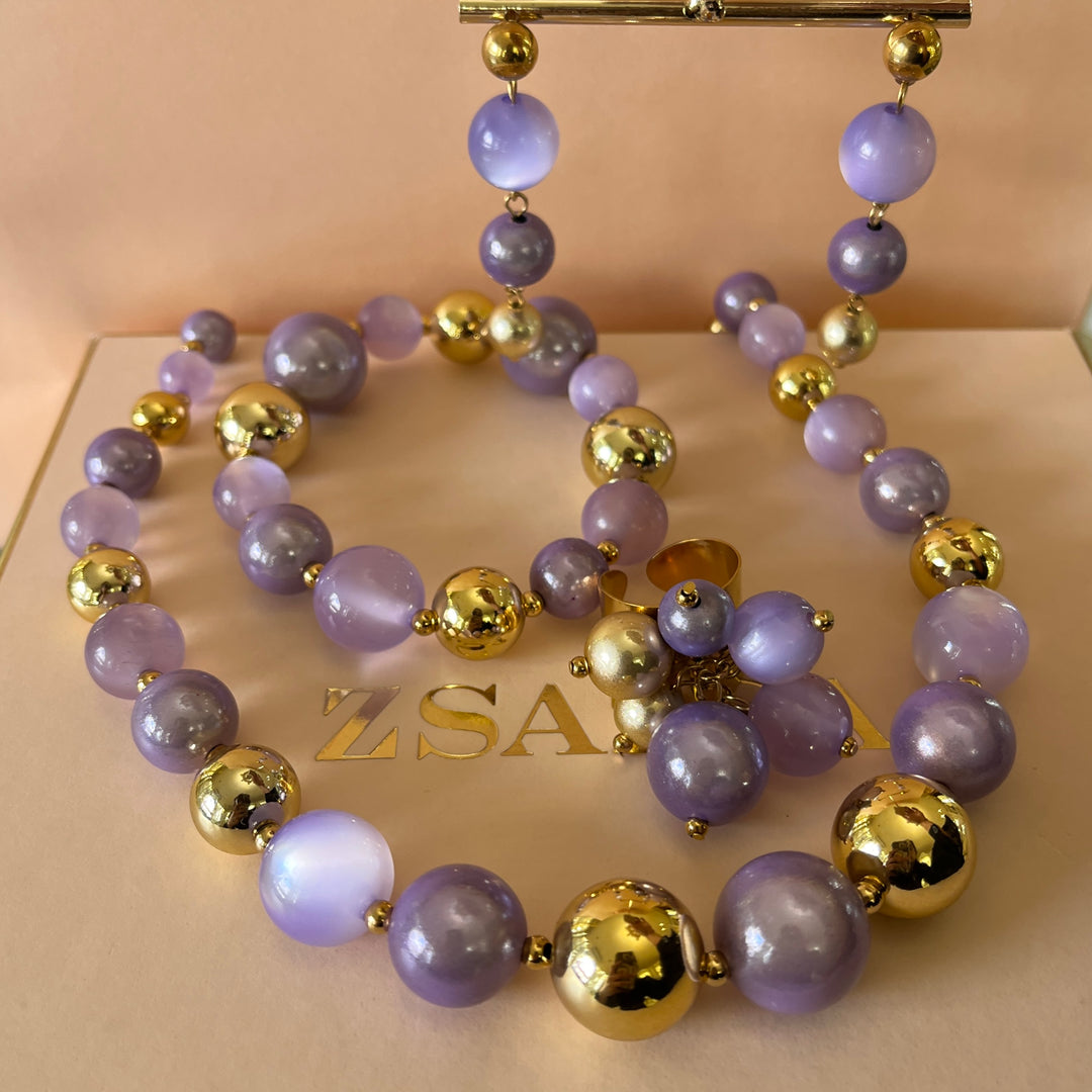 Lilac resin set